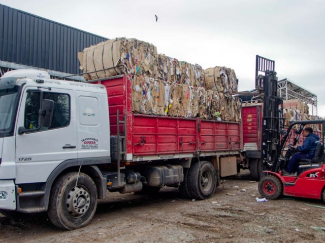 Destacan el procesamiento de reciclables de la planta local